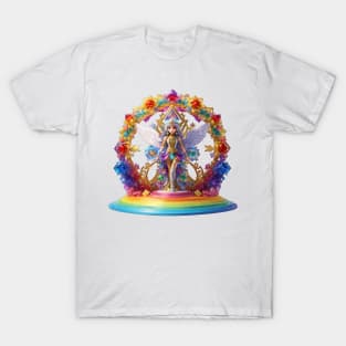 Rainbow Crystal Angel Diorama T-Shirt